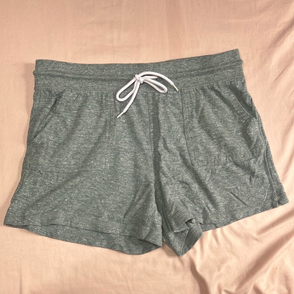 Athletic Works Gray Athletic Shorts with Drawstring Waist